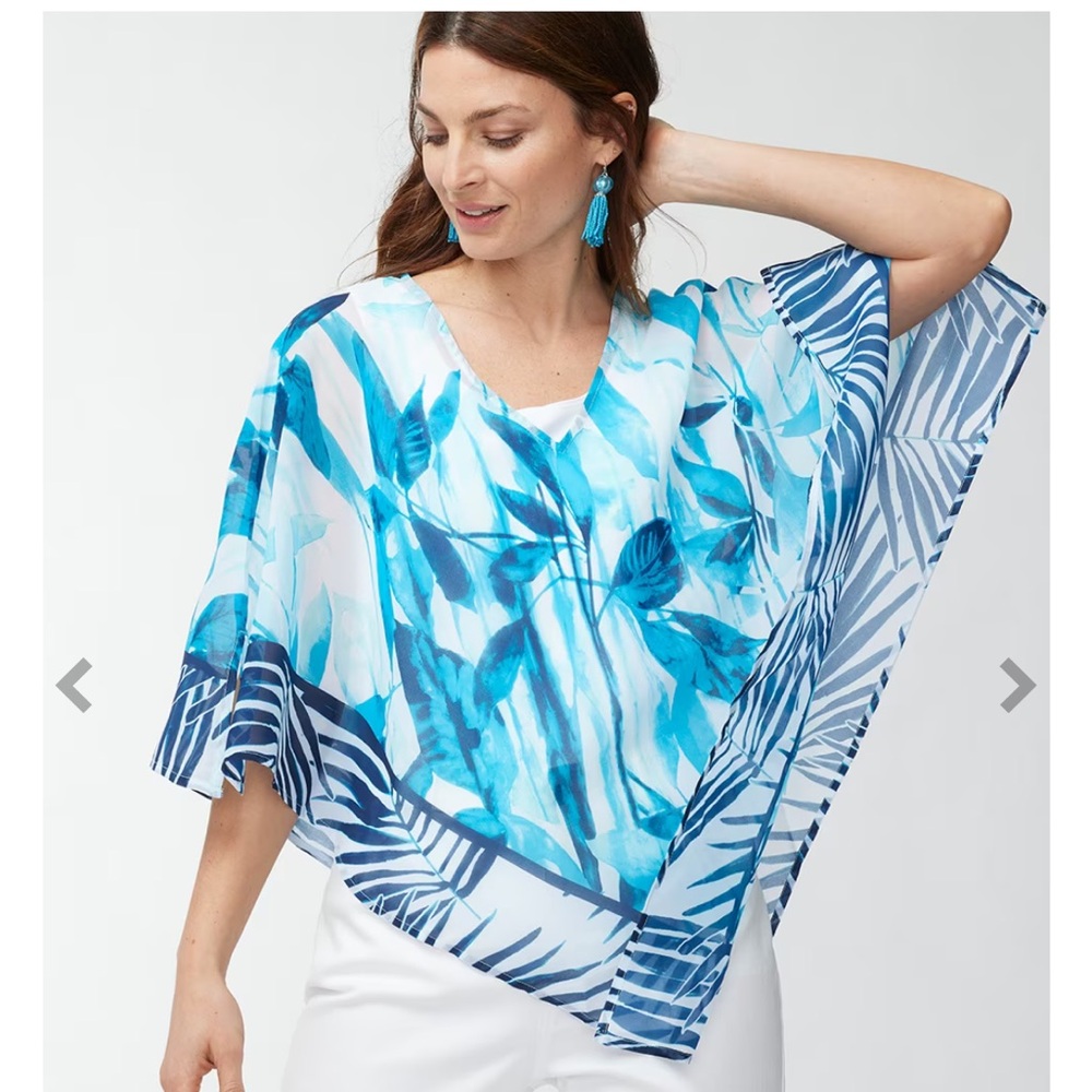 Chico’s Off The Rack triangle poncho